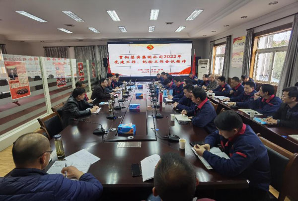 公司召開會議傳達集團公司黨建工作、紀檢工作會議精神 公司召開會議傳達集團公司黨建工作、紀檢工作會議精神