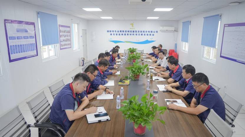 王伍升到銅基新材料項目開展三送服務到基層活動 王伍升到銅基新材料項目開展三送服務到基層活動