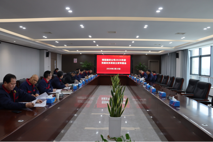 公司召開2026年度黨建攻關項目立項專題會